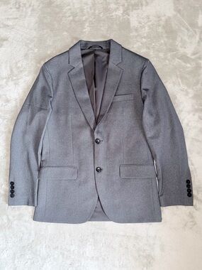 Bluffworks Gramercy Stretch Slim Fit Travel Blazer Men’s 38R In Gray BL-BW320